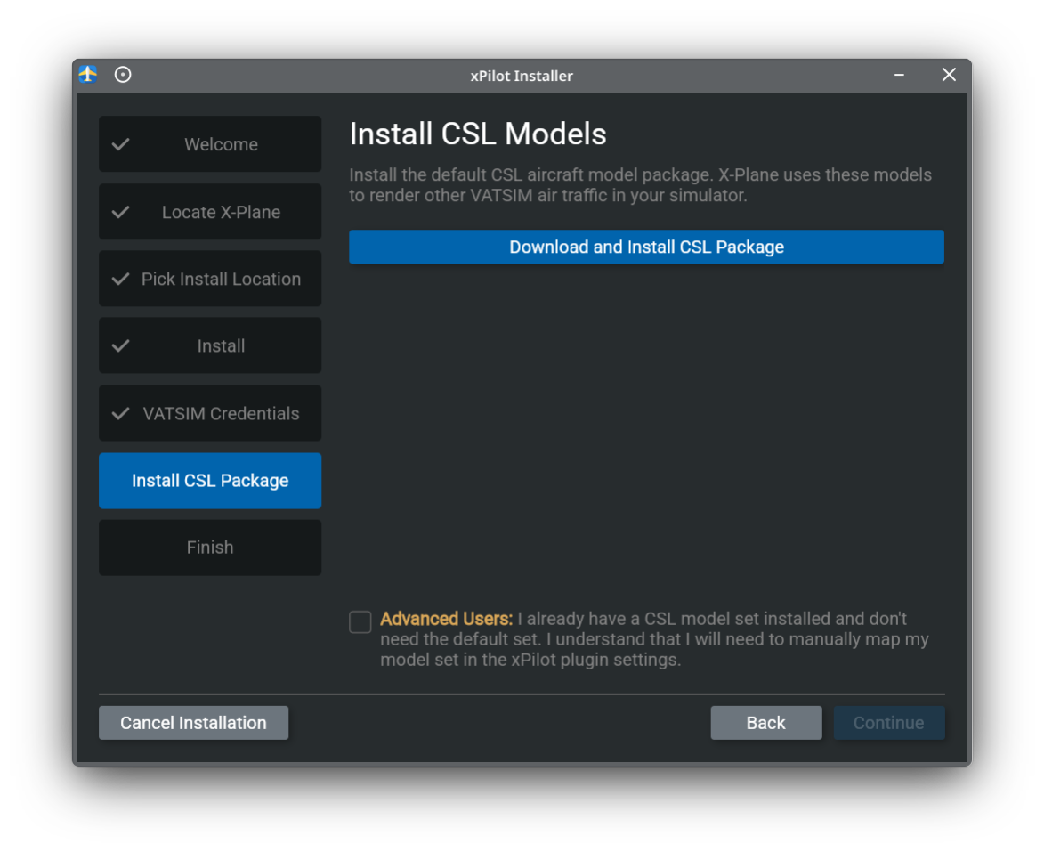 Install CSL Models