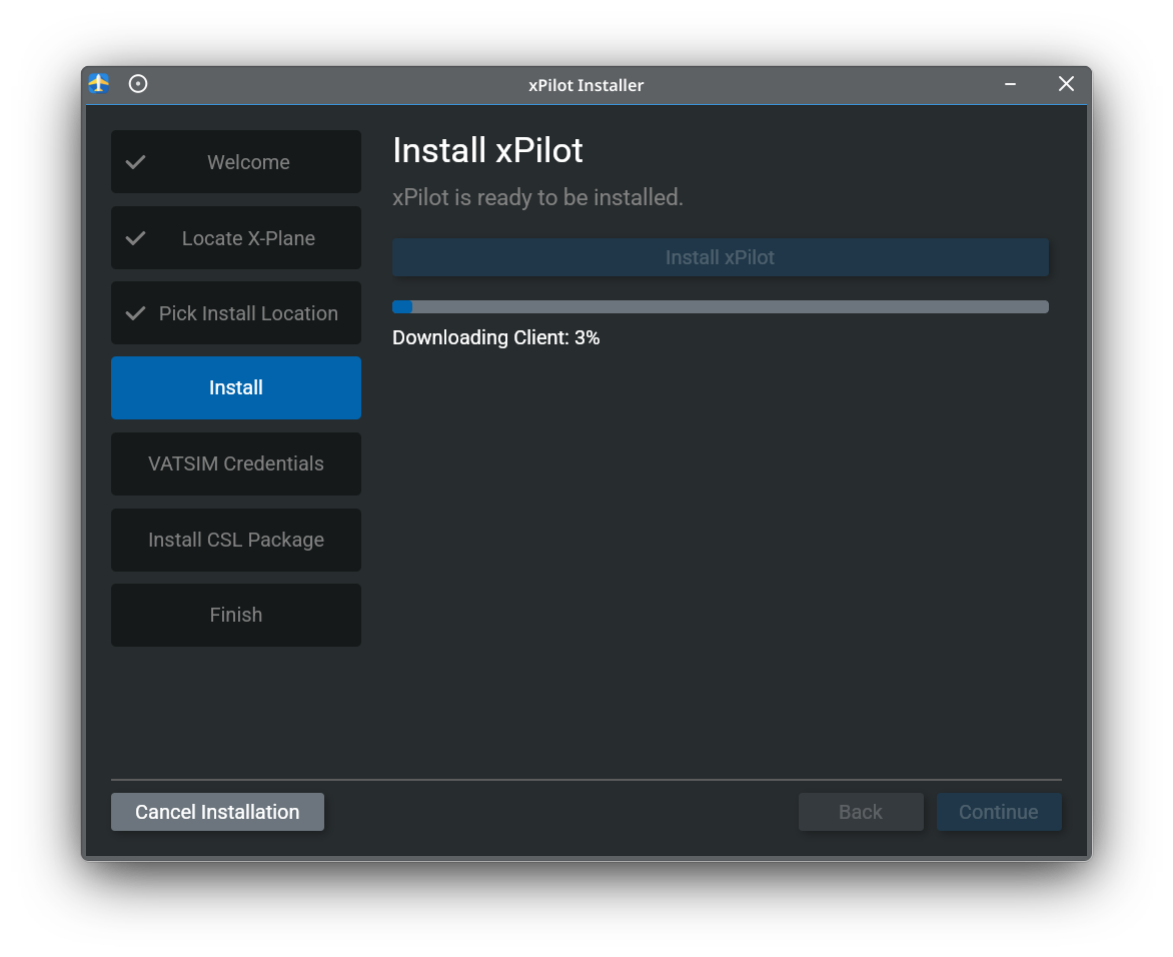 Install Progress