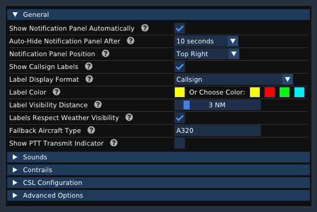 General Settings