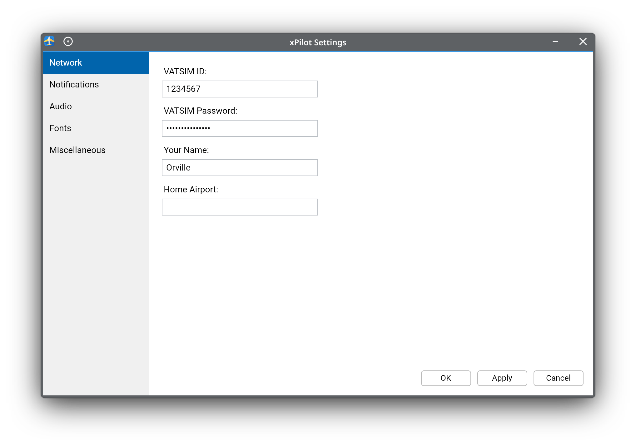 Network Settings