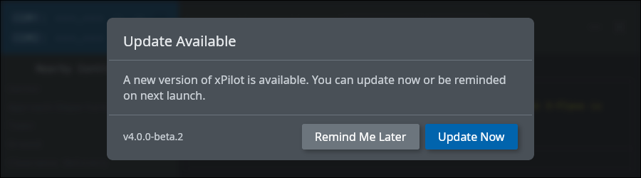 xPilot Update Available